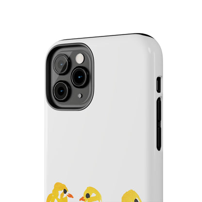 Watercolor 3 Yellow Baby Chicks Phone Case: Tough Case