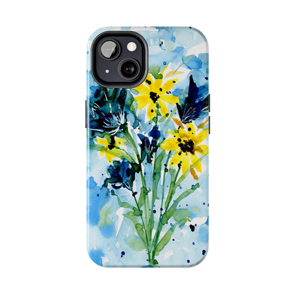 Watercolor Bouquet of Flowers Phone Case: Tough Case