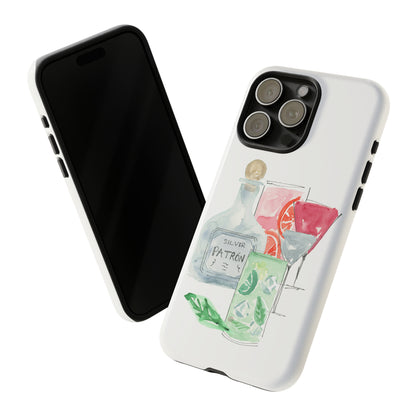 Watercolor Cocktail Time Phone Case: Tough Case