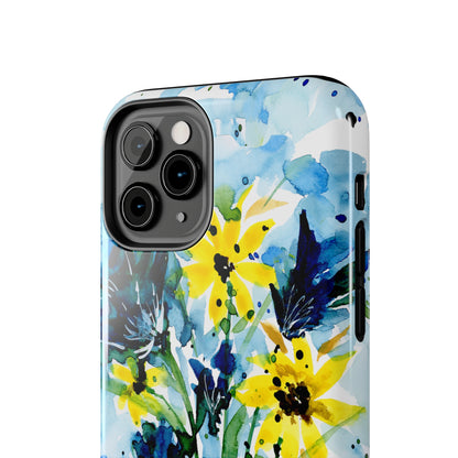 Watercolor Bouquet of Flowers Phone Case: Tough Case