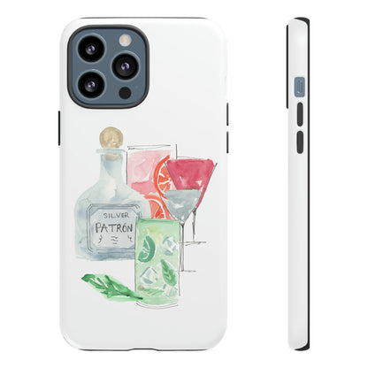 Watercolor Cocktail Time Phone Case: Tough Case