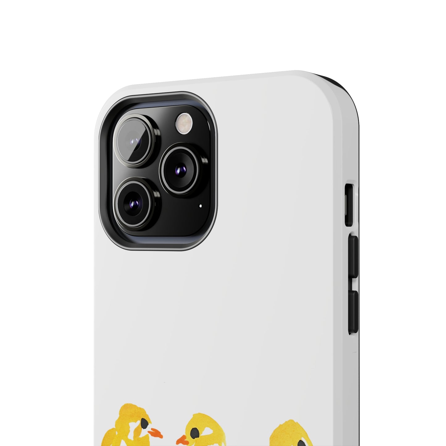 Watercolor 3 Yellow Baby Chicks Phone Case: Tough Case