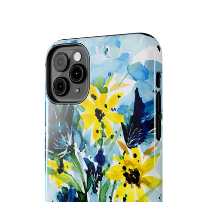 Watercolor Bouquet of Flowers Phone Case: Tough Case