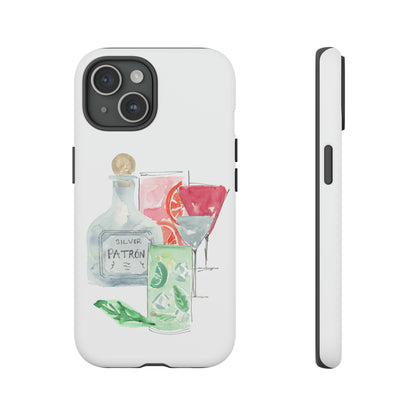 Watercolor Cocktail Time Phone Case: Tough Case