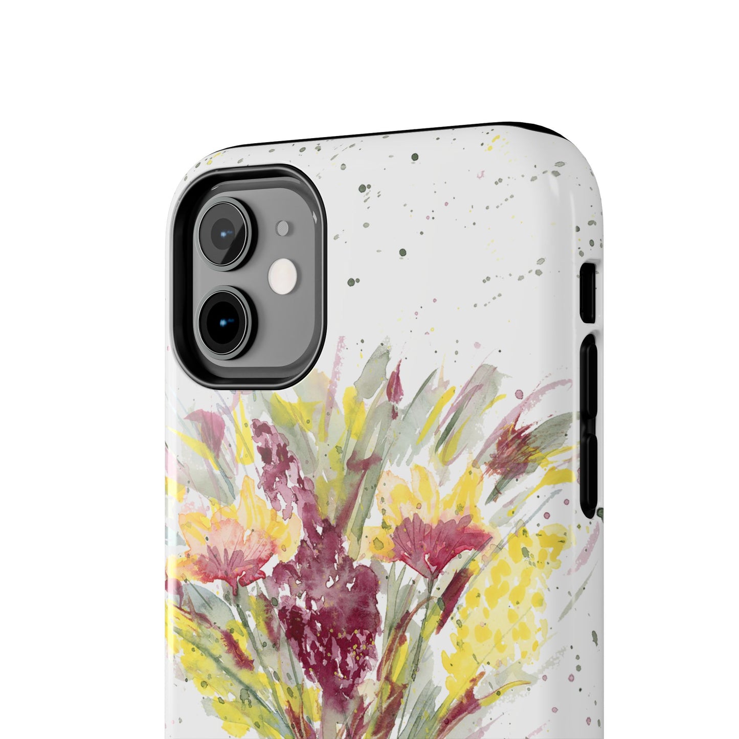 Watercolor Wildflowers Phone Case: Tough Case