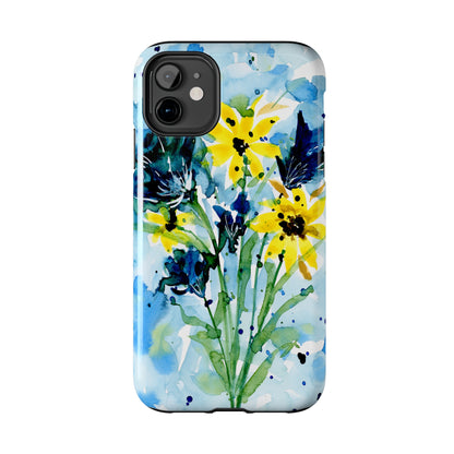 Watercolor Bouquet of Flowers Phone Case: Tough Case