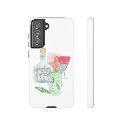 Watercolor Cocktail Time Phone Case: Tough Case