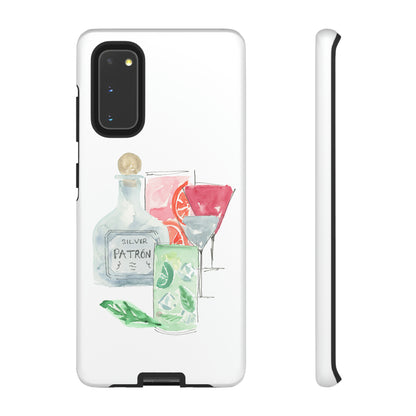 Watercolor Cocktail Time Phone Case: Tough Case