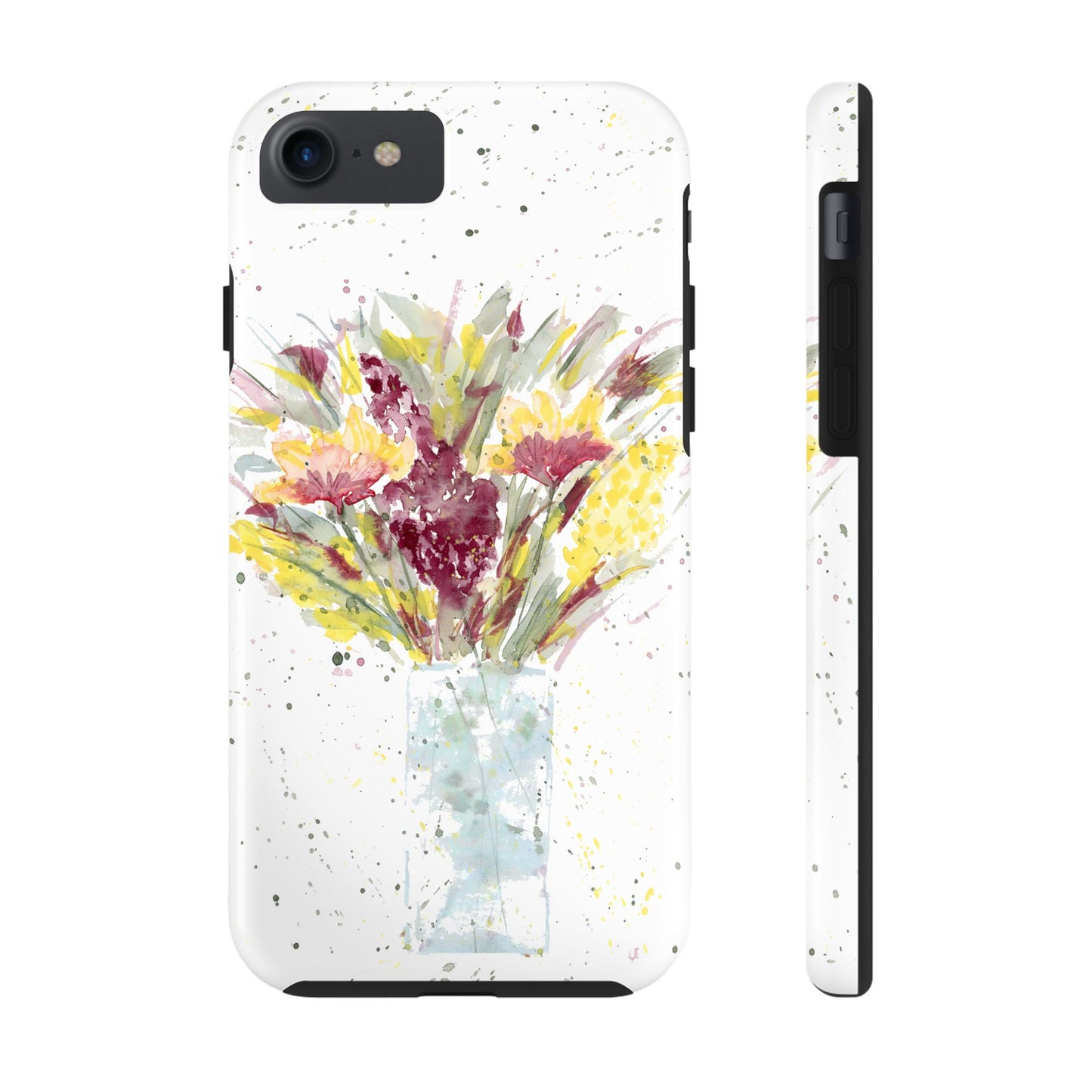 Watercolor Wildflowers Phone Case: Tough Case