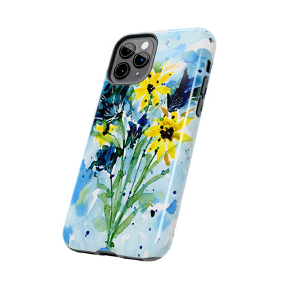 Watercolor Bouquet of Flowers Phone Case: Tough Case