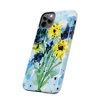 Watercolor Bouquet of Flowers Phone Case: Tough Case