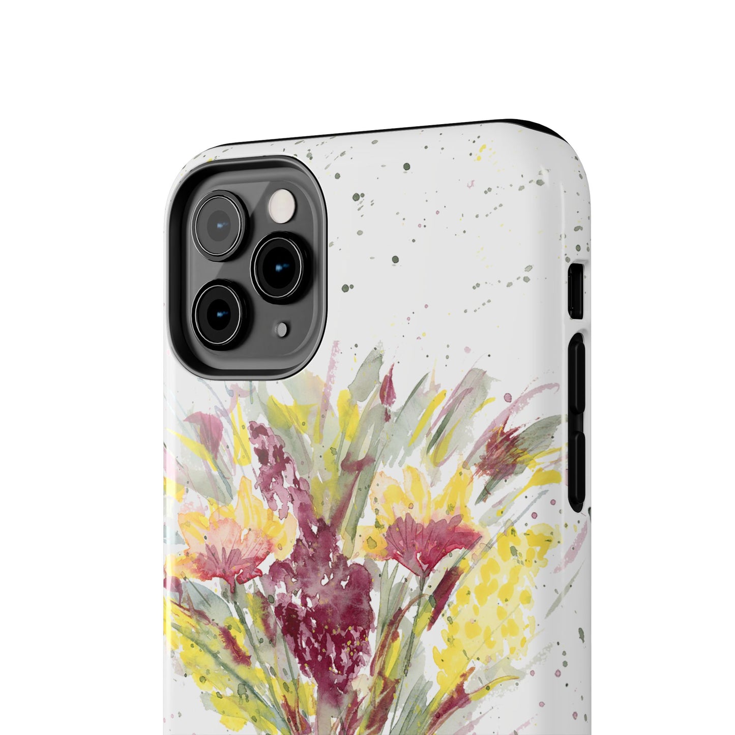 Watercolor Wildflowers Phone Case: Tough Case